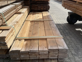 Ca. 66x Douglas Wisselsponning/Halfhoutsrabat, 18x190mm, lengte 300cm